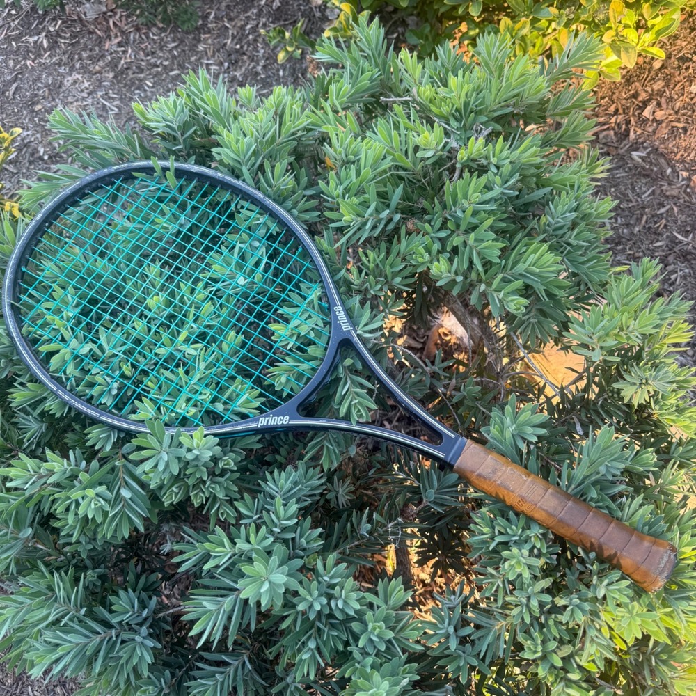 Prince Graphite Pro Series 110 Tennis Racquet Vintage 1986 16x19 Teal Strings
